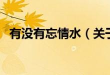 有没有忘情水（关于有没有忘情水的介绍）
