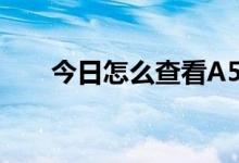 今日怎么查看A50期指 新华富时A50