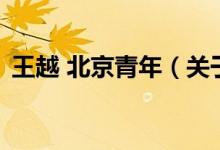 王越 北京青年(关于王越 北京青年的介绍)