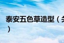 泰安五色草造型（关于泰安五色草造型的介绍）