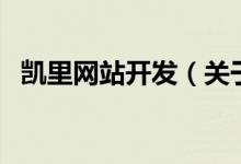 凯里网站开发（关于凯里网站开发的介绍）