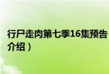 行尸走肉第七季16集预告（关于行尸走肉第七季16集预告的介绍）