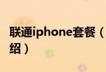 联通iphone套餐（关于联通iphone套餐的介绍）