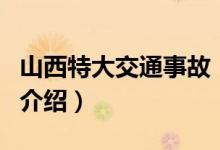 山西特大交通事故（关于山西特大交通事故的介绍）