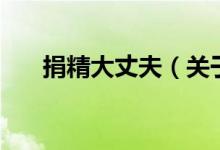 捐精大丈夫（关于捐精大丈夫的介绍）