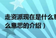 走资派现在是什么意思（关于走资派现在是什么意思的介绍）