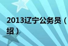 2013辽宁公务员（关于2013辽宁公务员的介绍）
