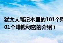 犹太人笔记本里的101个赚钱秘密（关于犹太人笔记本里的101个赚钱秘密的介绍）
