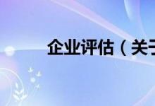 企业评估（关于企业评估的介绍）
