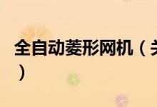 全自动菱形网机（关于全自动菱形网机的介绍）