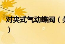 对夹式气动蝶阀（关于对夹式气动蝶阀的介绍）