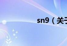 sn9（关于sn9的介绍）