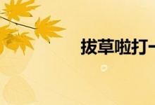 拔草啦打一字（拔草啦）