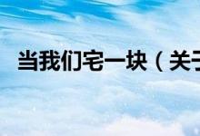 当我们宅一块（关于当我们宅一块的介绍）