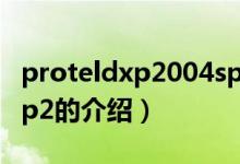 proteldxp2004sp2（关于proteldxp2004sp2的介绍）