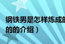 钢铁男是怎样炼成的（关于钢铁男是怎样炼成的的介绍）