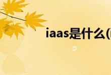 iaas是什么(iaas是什么意思)