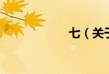 七（关于七的介绍）