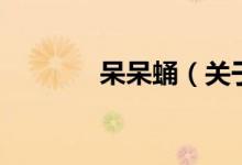 呆呆蛹（关于呆呆蛹的介绍）