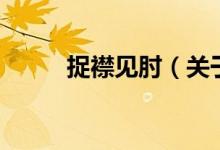 捉襟见肘（关于捉襟见肘的介绍）