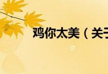 鸡你太美（关于鸡你太美的介绍）