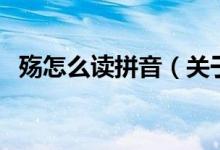殇怎么读拼音（关于殇怎么读拼音的介绍）