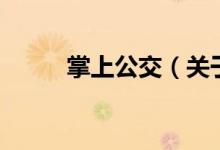 掌上公交（关于掌上公交的介绍）