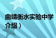 曲靖衡水实验中学（关于曲靖衡水实验中学的介绍）