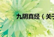 九阴真经（关于九阴真经的介绍）