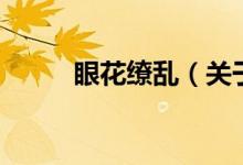 眼花缭乱（关于眼花缭乱的介绍）
