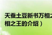 天蚕土豆新书万相之王（关于天蚕土豆新书万相之王的介绍）