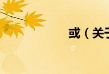 或(关于或的介绍)