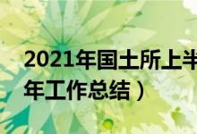 2021年国土所上半年工作总结（国土所上半年工作总结）