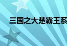 三国之大楚霸王系统（三国之大楚霸王）