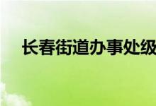 长春街道办事处级别（街道办事处级别）
