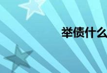 举债什么意思（举债）