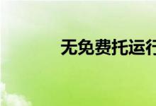 无免费托运行李额是什么意思