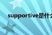 supportive是什么意思（supportive）