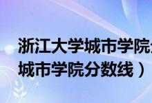 浙江大学城市学院分数线2022年（浙江大学城市学院分数线）