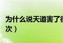 为什么说天道害了很多人（文化属性的四个层次）