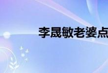 李晟敏老婆点赞（李晟敏老婆）