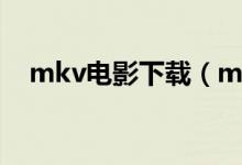 mkv电影下载（mkv电影下载网站免费）