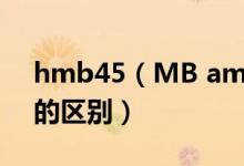 hmb45（MB amp  47 L与HB amp  47 L的区别）