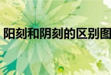阳刻和阴刻的区别图片（阳刻和阴刻的区别）