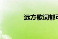 远方歌词郁可唯（远方歌词）