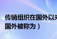 传销组织在国外以来被称为什么（传销组织在国外被称为）