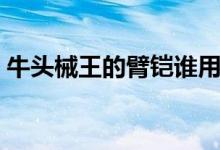 牛头械王的臂铠谁用合适（牛头械王的臂铠）