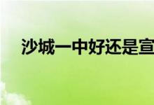沙城一中好还是宣化一中好（沙城一中）