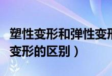 塑性变形和弹性变形的概念（塑性变形和弹性变形的区别）