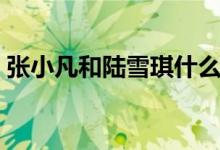 张小凡和陆雪琪什么关系(张小凡和陆雪琪)